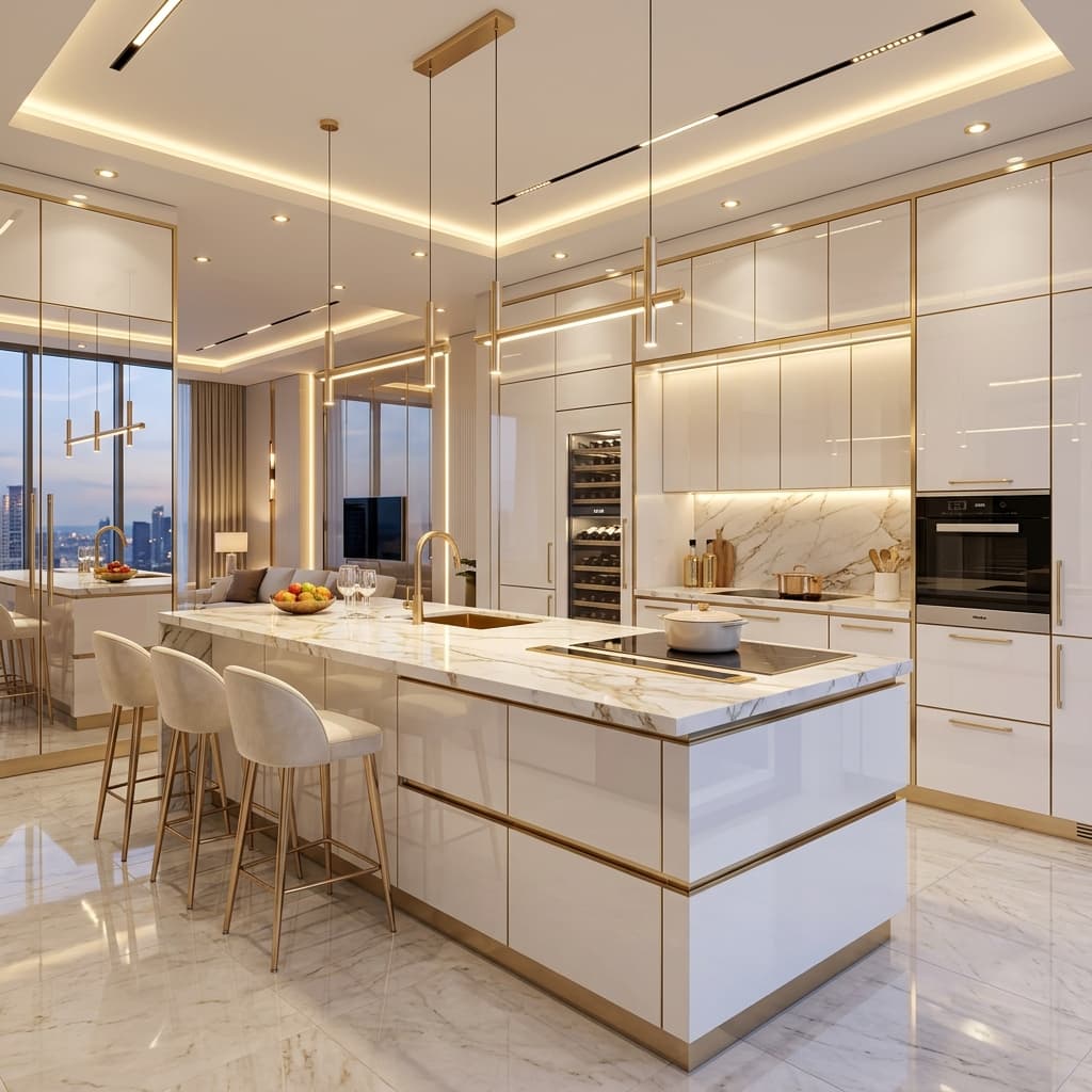 Dual-Tone Kitchen Cabinets
